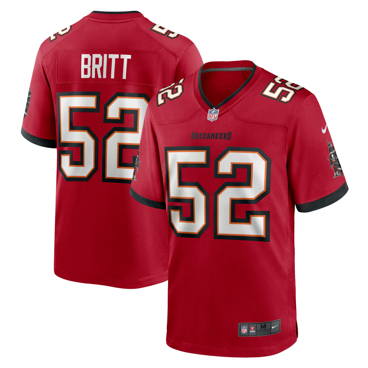 K.J. Britt Tampa Bay Buccaneers Nike Game Jersey   Red