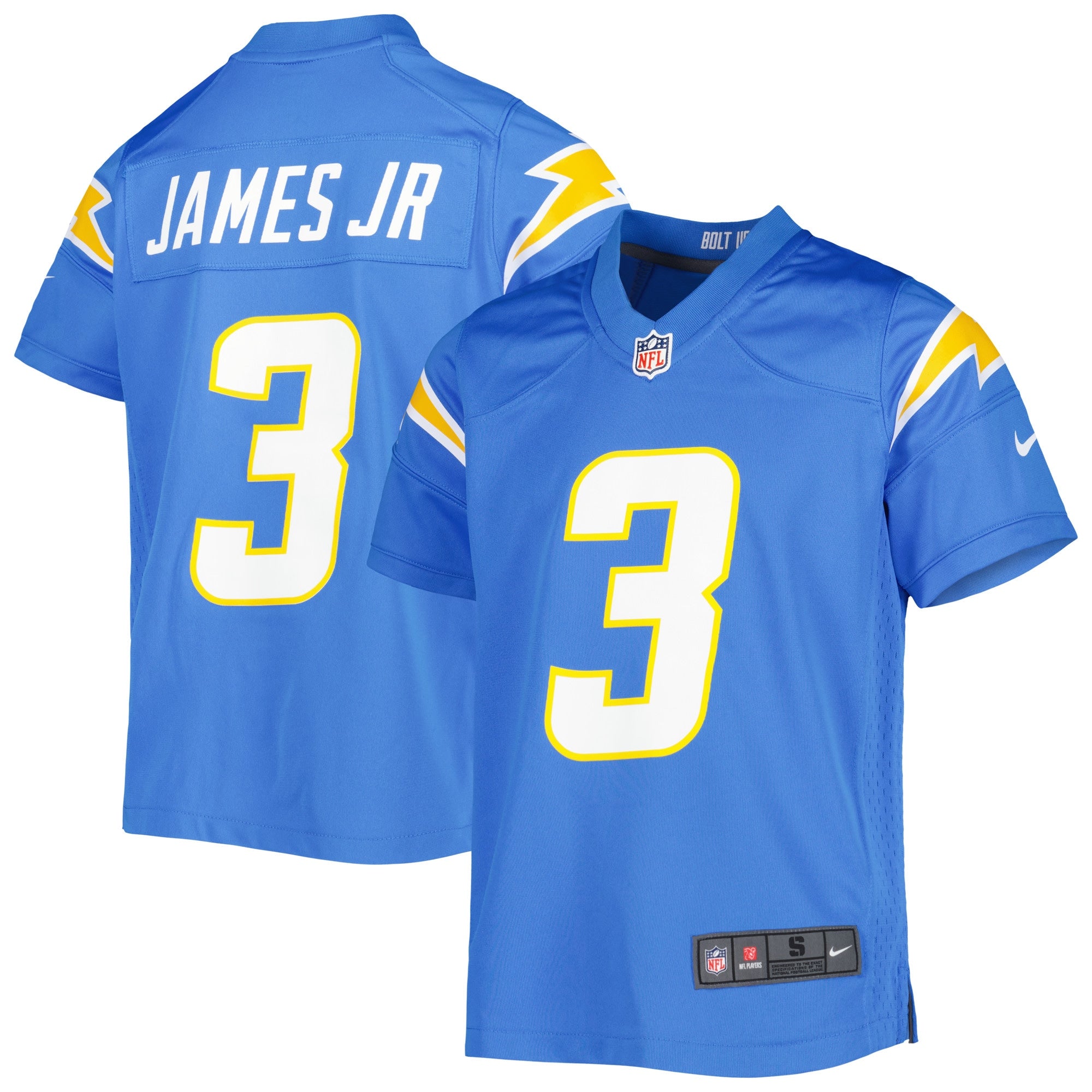 Derwin James Los Angeles Chargers Nike Youth Game Jersey   Powder Blue