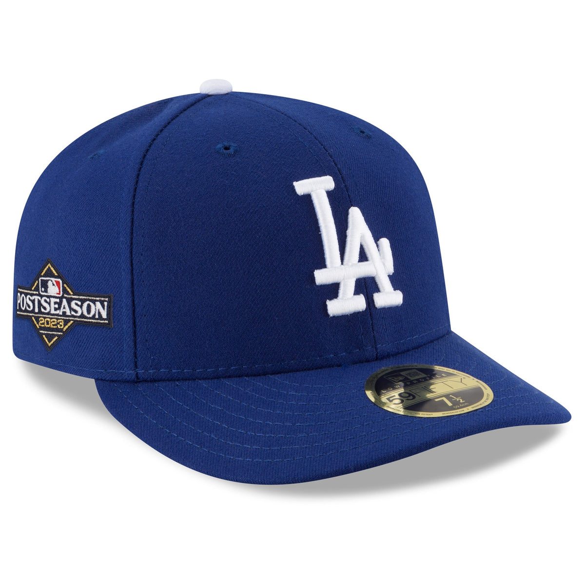 Los Angeles Dodgers New Era 2023 Postseason Low Profile 59FIFTY Fitted Hat - Royal