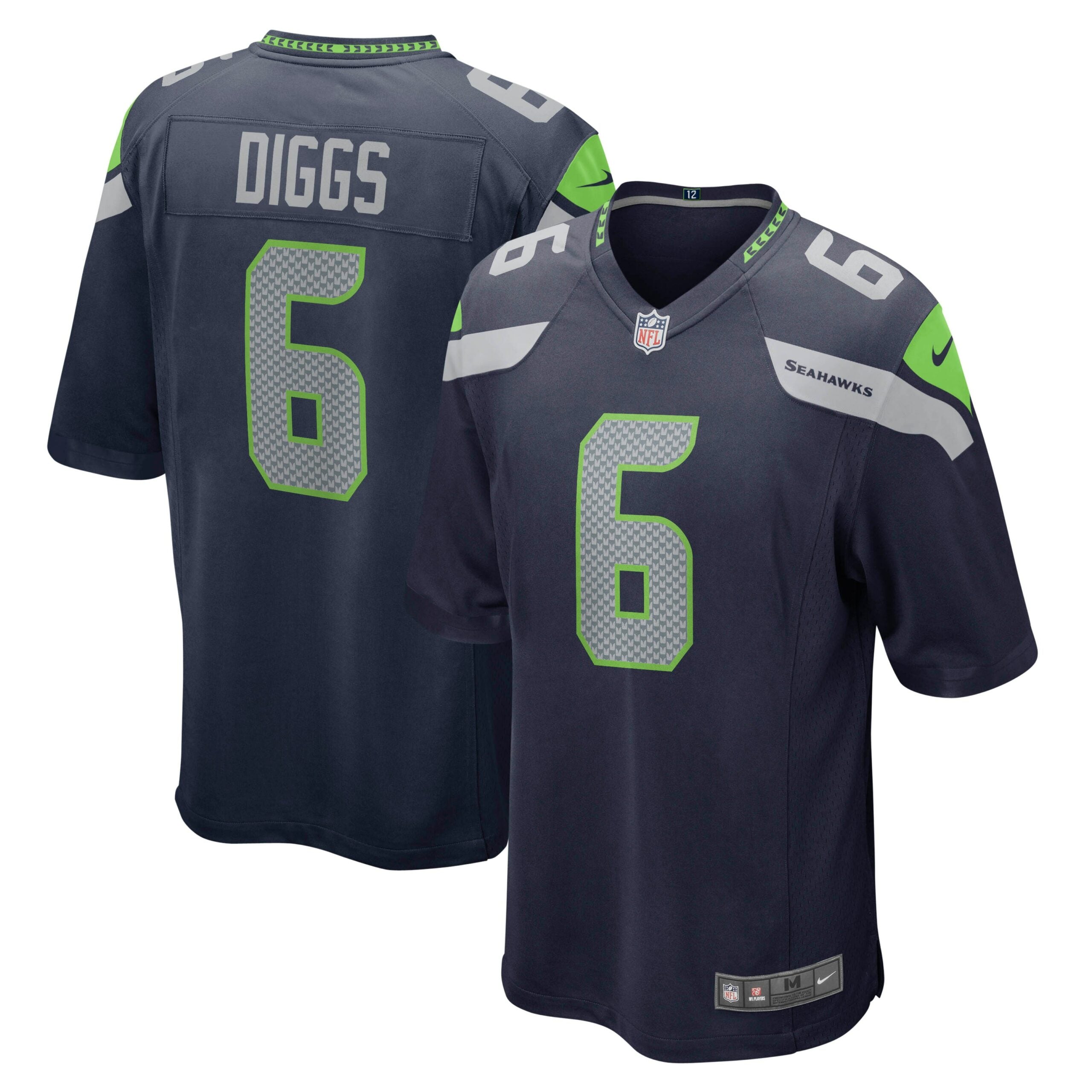 Quandre Diggs Seattle Seahawks Nike Game Jersey College Navy