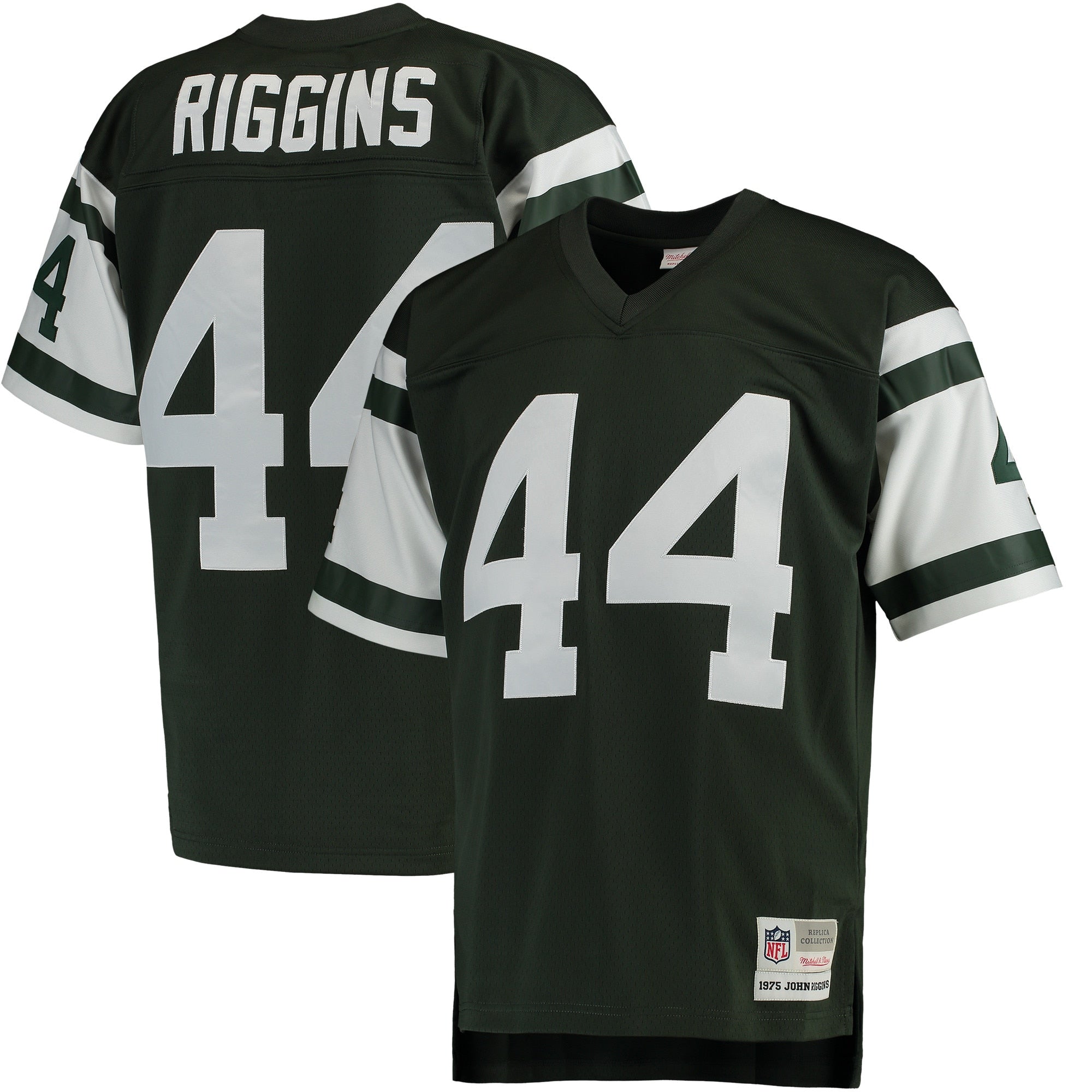 John Riggins New York Jets Mitchell   Ness Retired Player Legacy Replica Jersey   Green