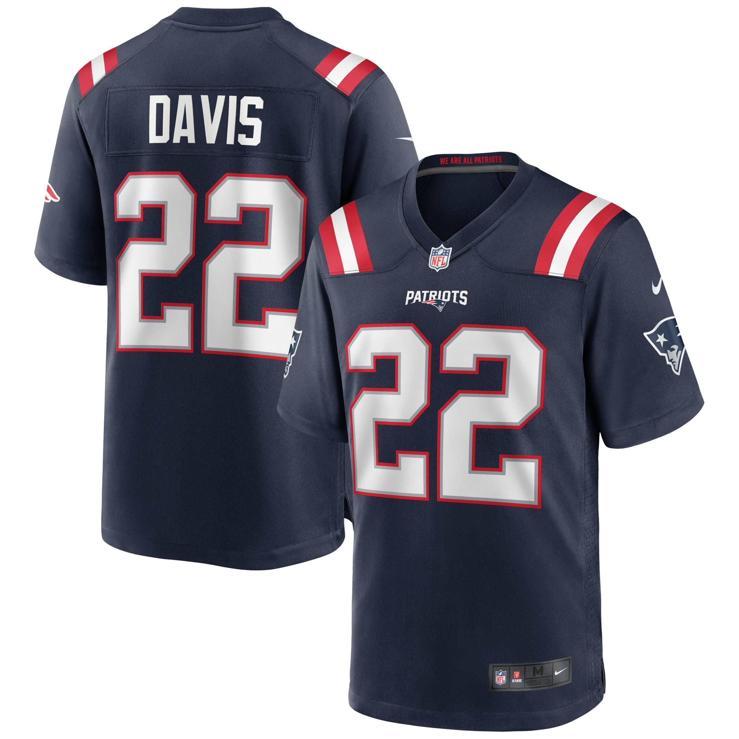 Cody Davis New England Patriots Nike Game Jersey   Navy