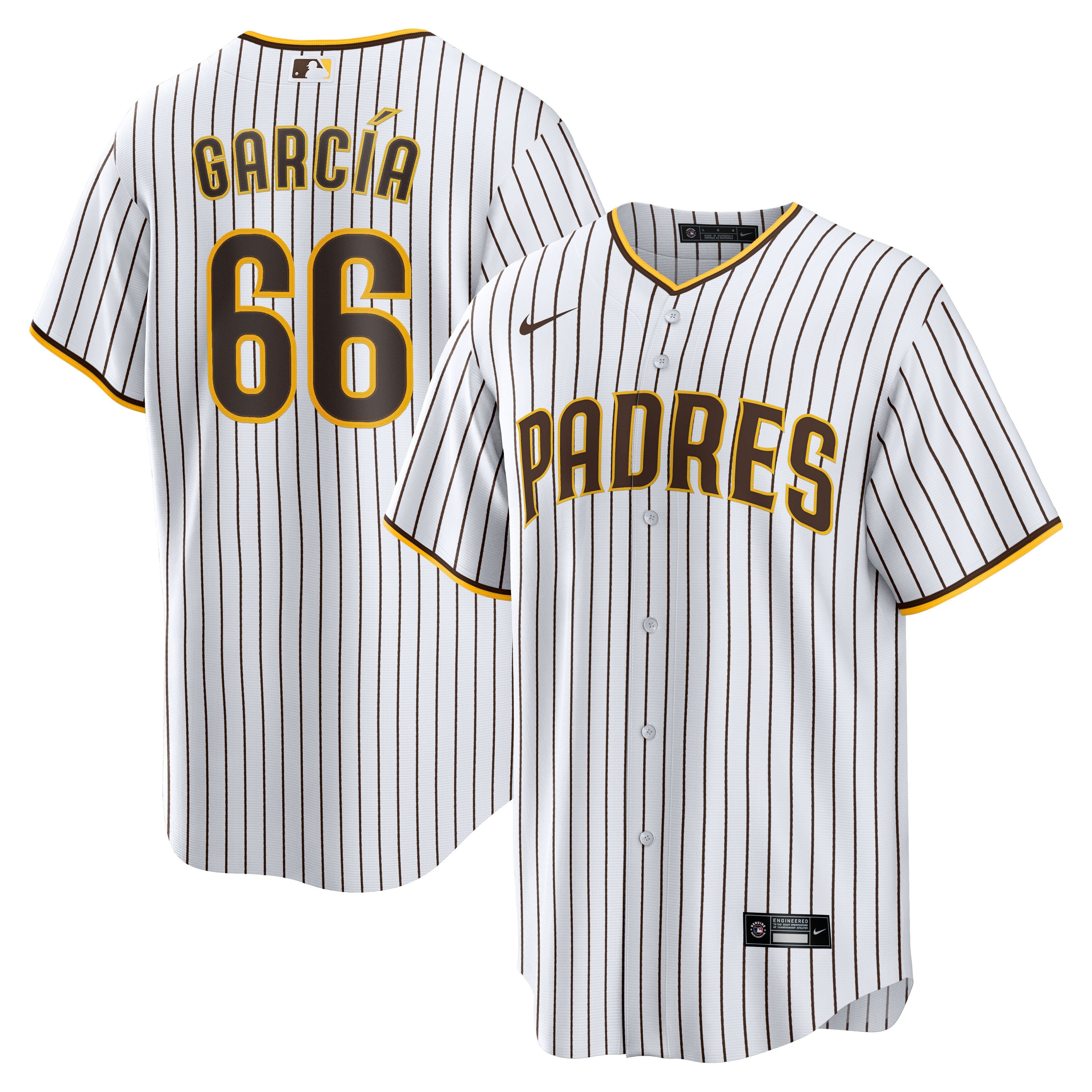 Luis Garcia San Diego Padres Nike Home Replica Player Jersey - White