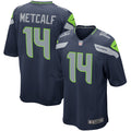 Men s Seattle Seahawks DK Metcalf Nike College Navy Game Player Jersey