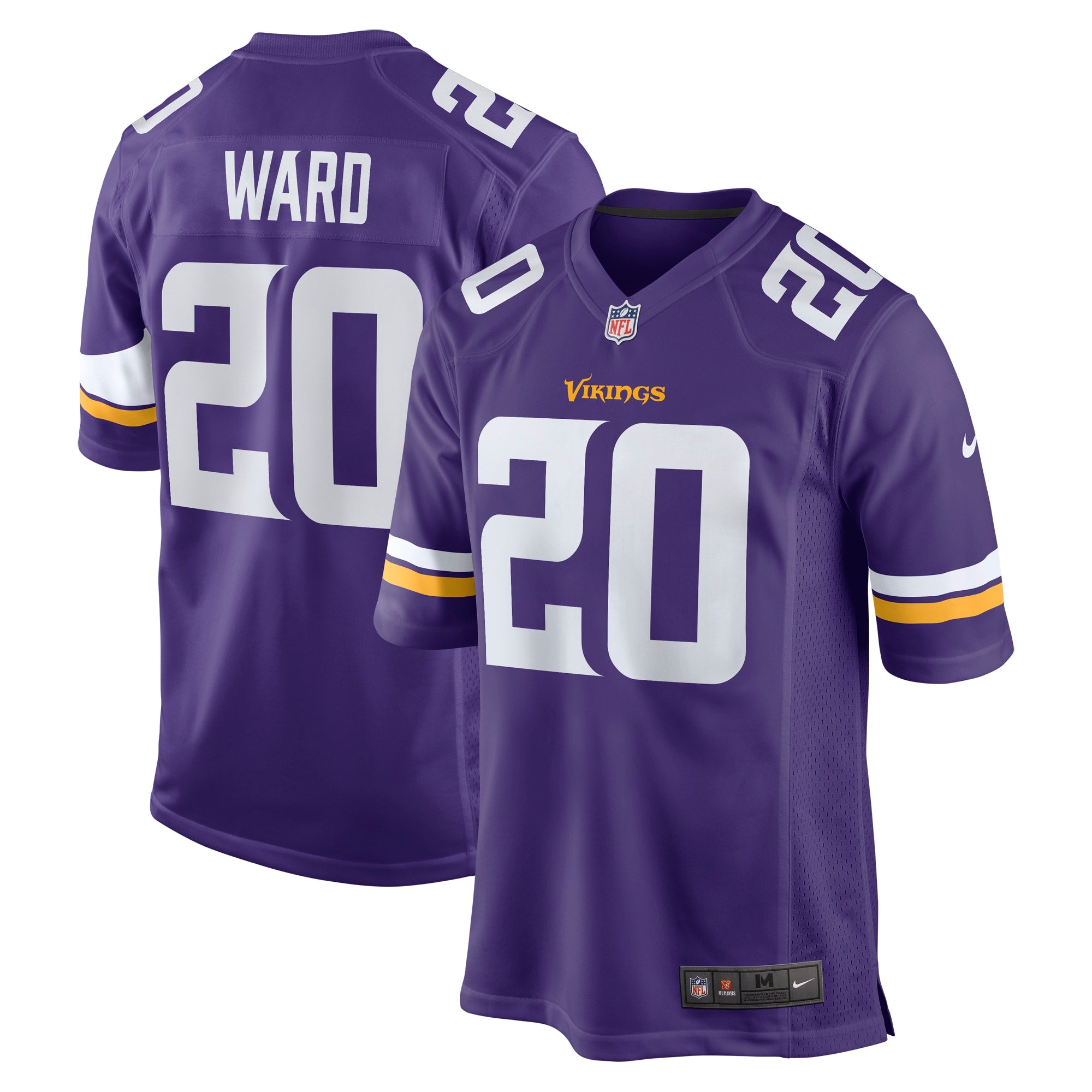 Jay Ward Minnesota Vikings Nike Game Jersey   Purple