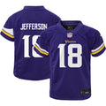 Justin Jefferson Minnesota Vikings Nike Toddler Game Jersey   Purple