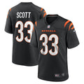 Men s Nike Nick Scott Black Cincinnati Bengals Game Player Jersey