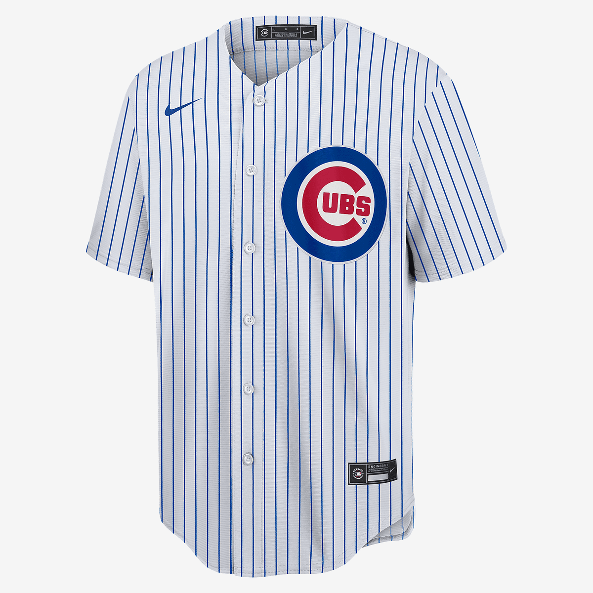 MLB Chicago Cubs (Javier Bez) Men's Replica Baseball Jersey - White