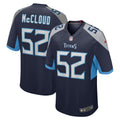 Zach McCloud Tennessee Titans Nike Home Game Player Jersey   Navy