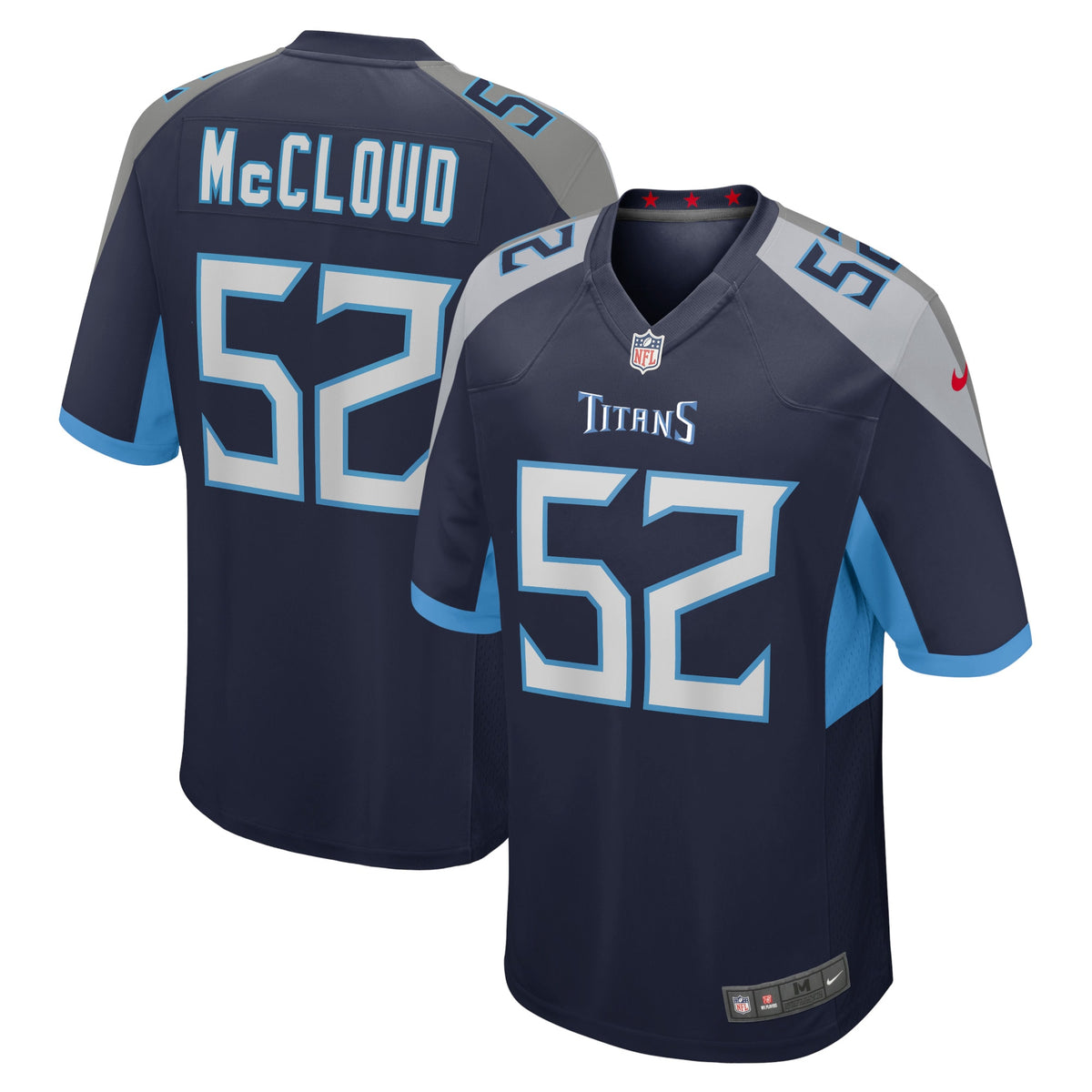 Zach McCloud Tennessee Titans Nike Home Game Player Jersey   Navy