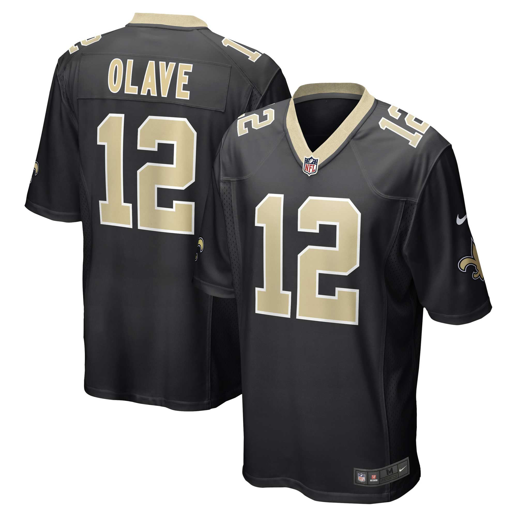 Chris Olave New Orleans Saints Nike Game Jersey   Black