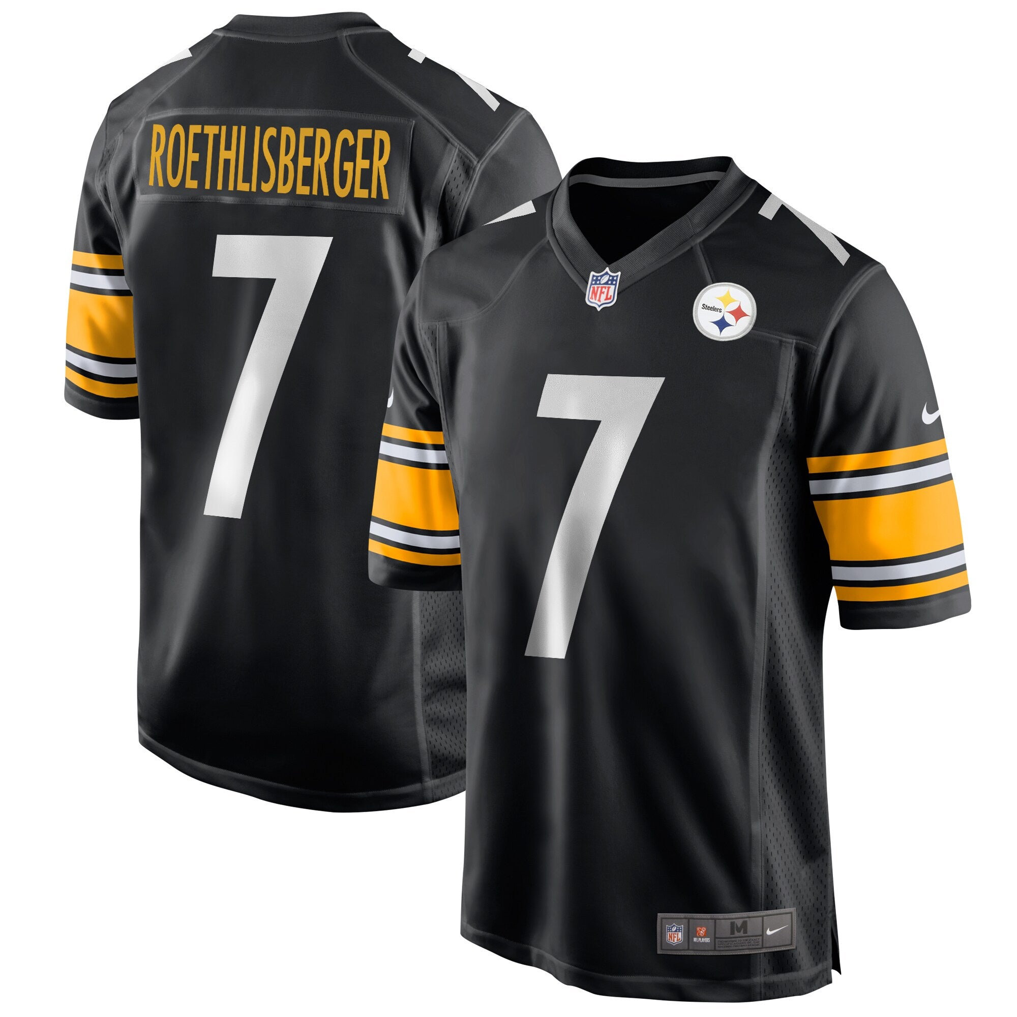 Ben Roethlisberger Pittsburgh Steelers Nike Team Game Jersey   Black