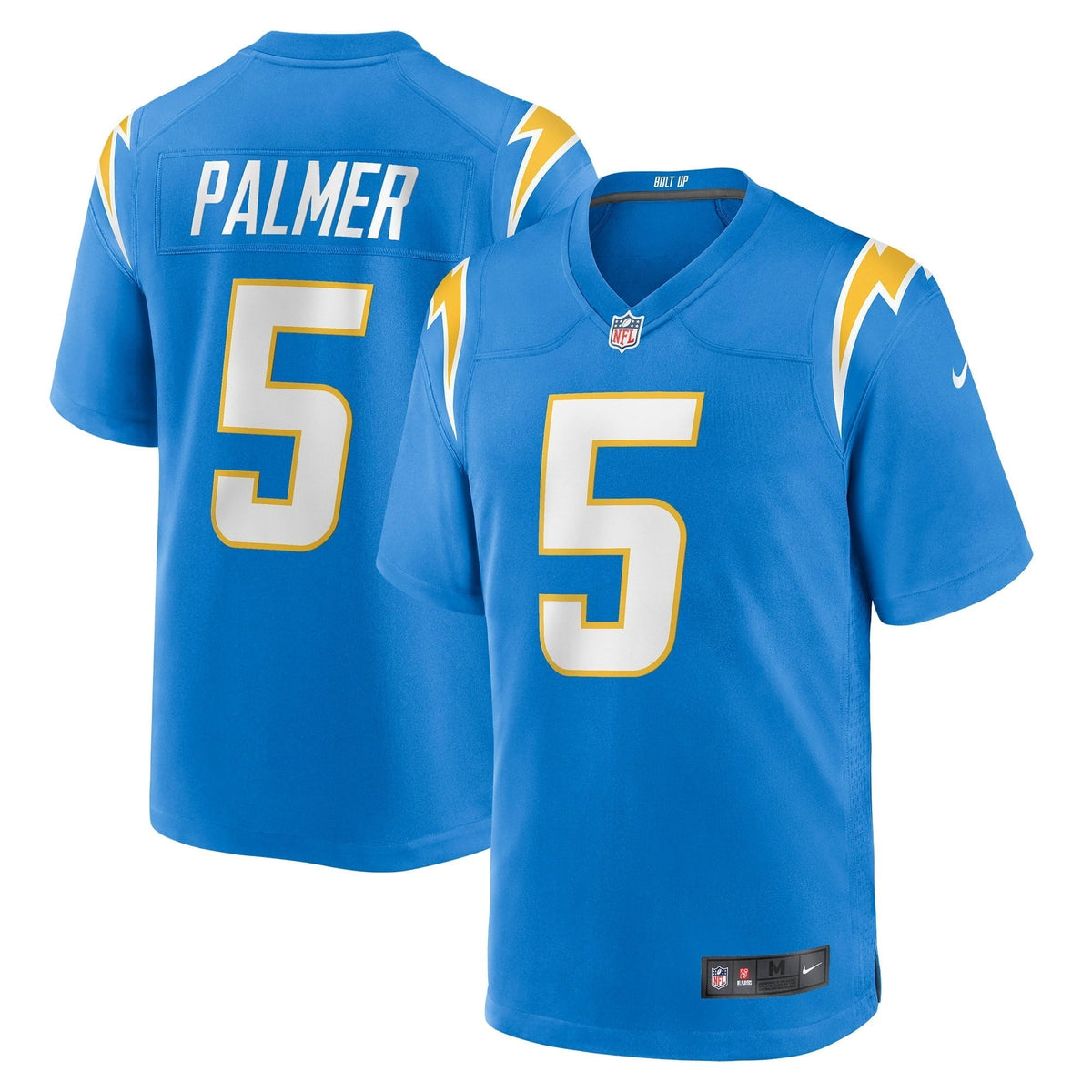 Men s Nike Joshua Palmer Powder Blue Los Angeles Chargers Game Player Jersey
