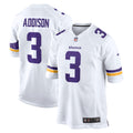 Jordans Addison Minnesota Vikings Nike Away Game Jersey   White