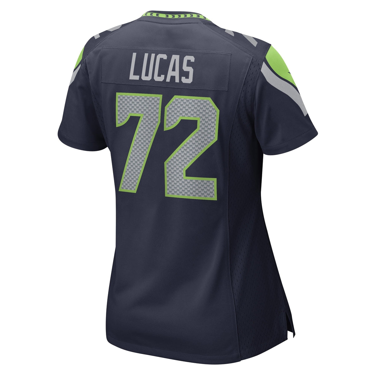 Women s Nike Abraham Lucas College Navy Seattle Seahawks Game Player Jersey