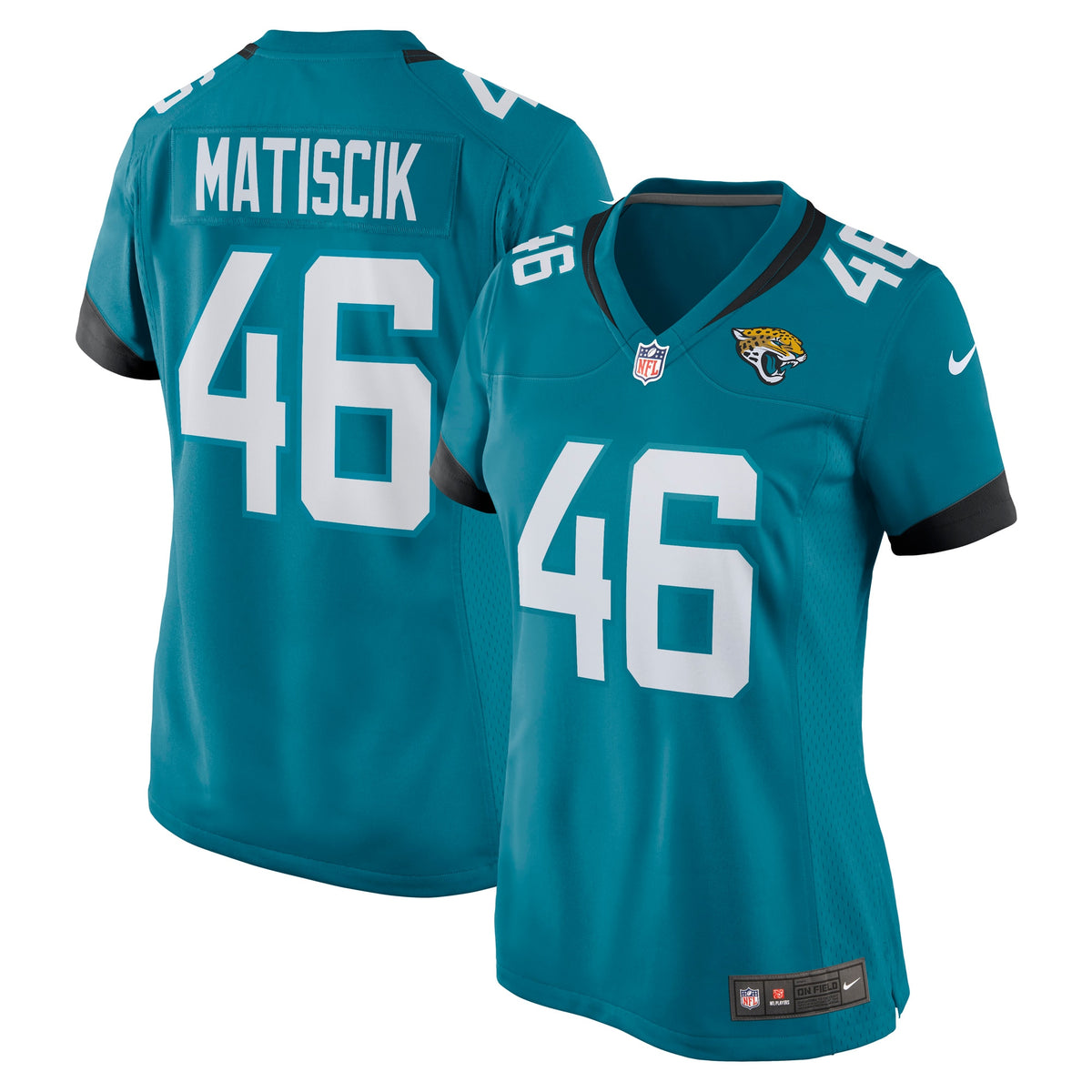 Ross Matiscik Jacksonville Jaguars Nike Women s Game Jersey   Teal