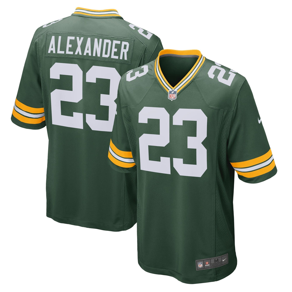 Men s Nike Jaire Alexander Green Green Bay Packers Game Team Jersey