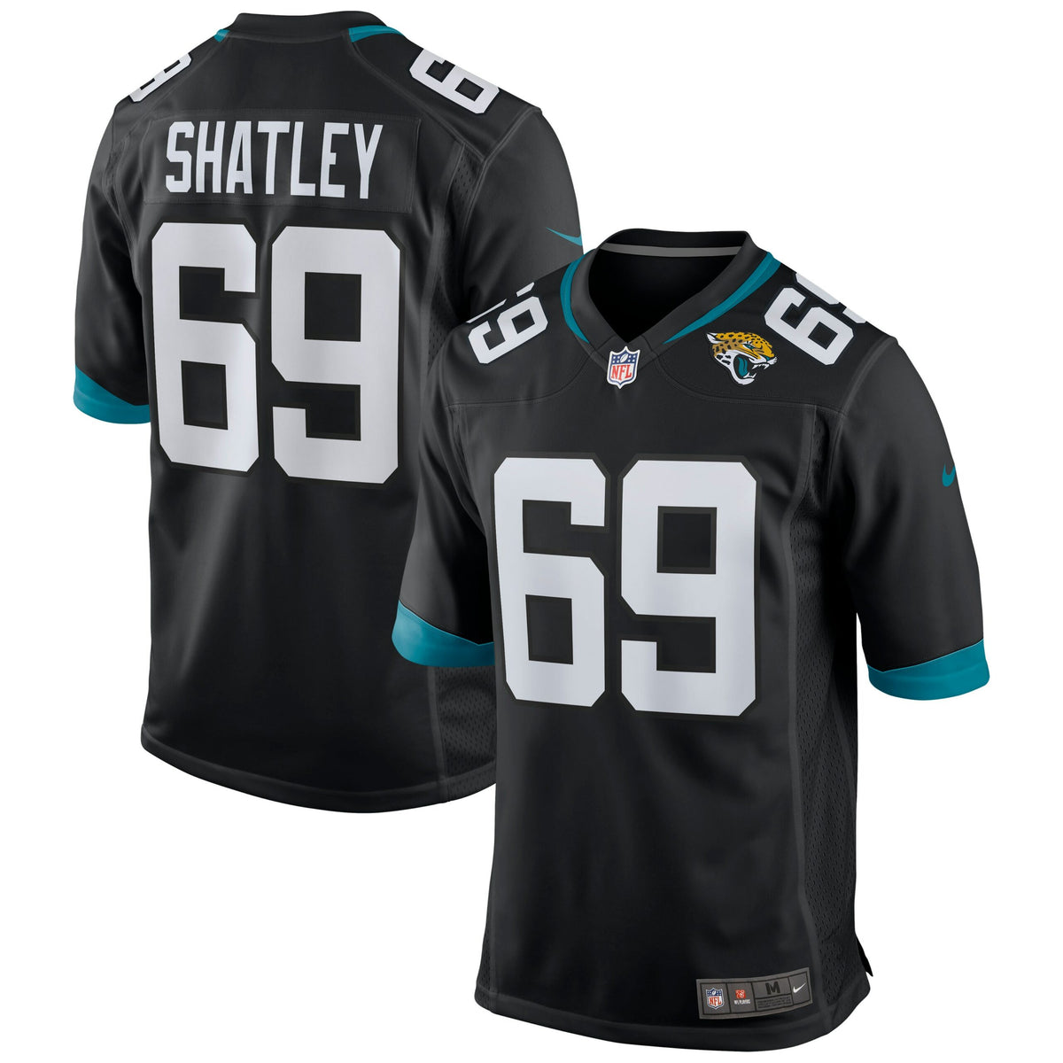 Tyler Shatley Jacksonville Jaguars Nike Game Jersey   Black