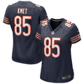 Women s Nike Cole Kmet Navy Chicago Bears Game Jersey