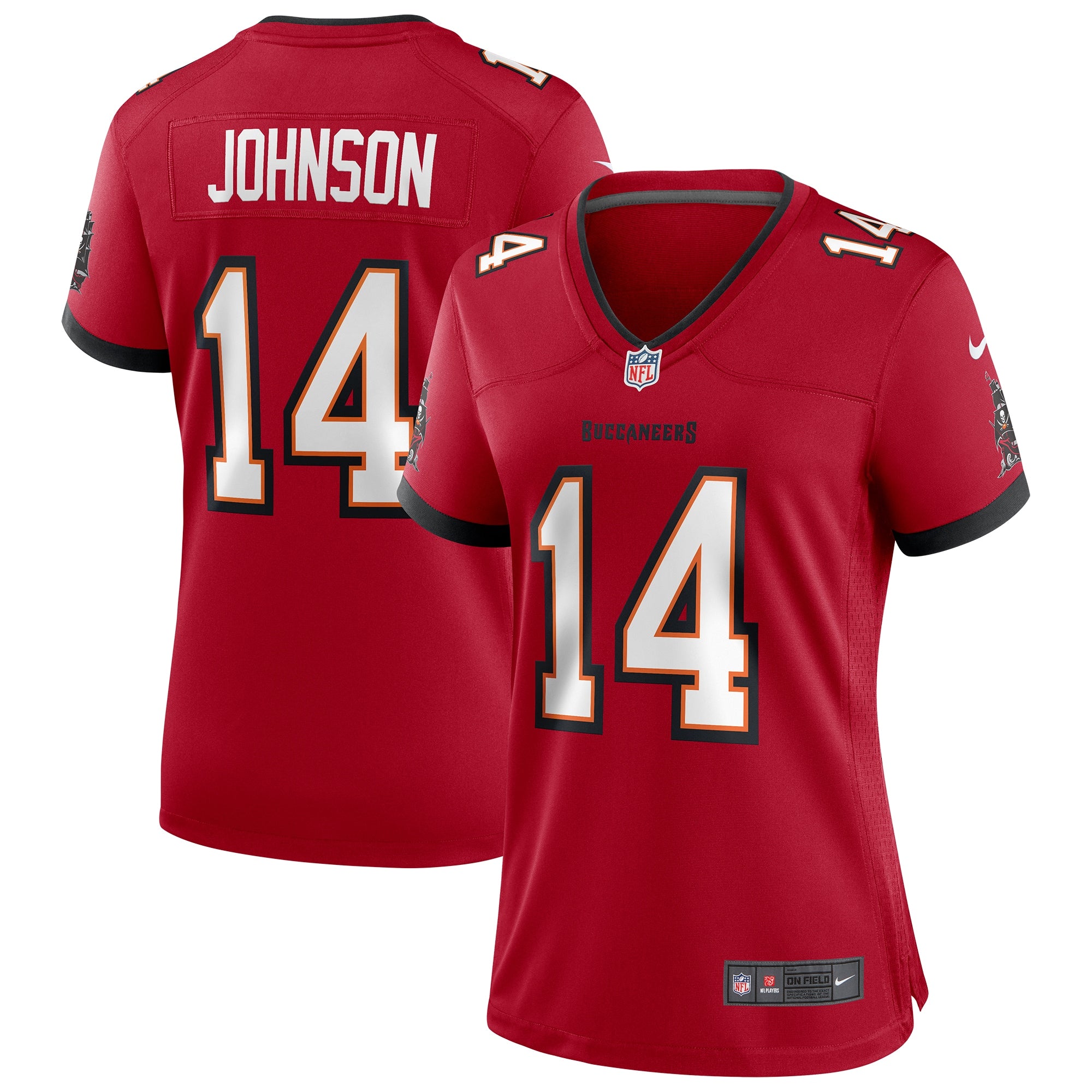 Brad Johnson Tampa Bay Buccaneers Nike Women s Game Retired Player Jersey   Red