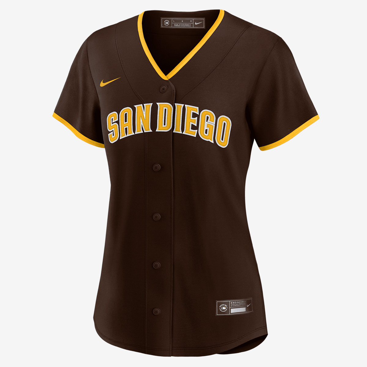 MLB San Diego Padres (Fernando Tatis Jr.) Women's Replica Baseball Jersey - Brown