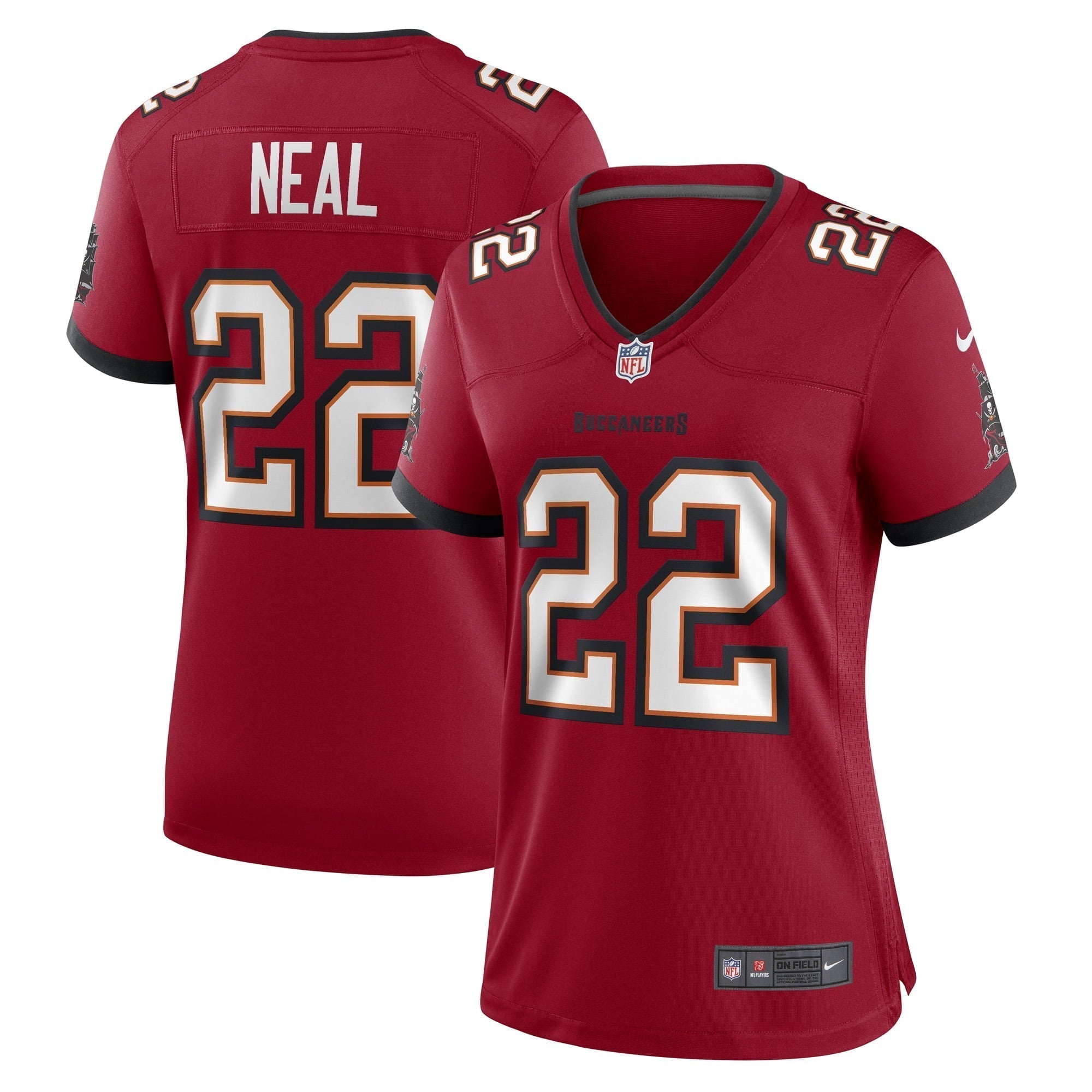 Women s Nike Keanu Neal Red Tampa Bay Buccaneers Game Player Jersey