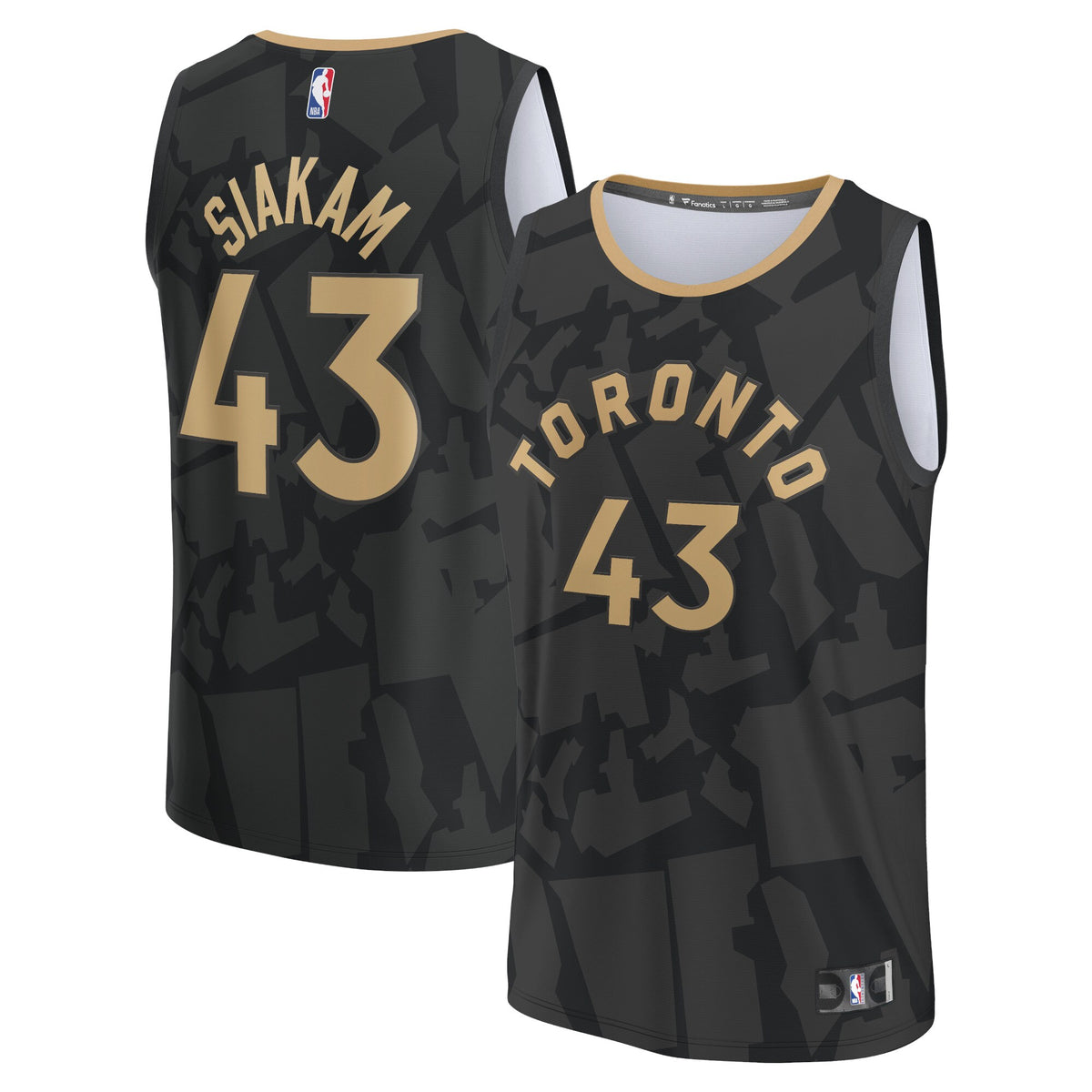 Pascal Siakam Toronto Raptors Fanatics Branded Youth 2022/23 Fastbreak Jersey - City Edition - Black