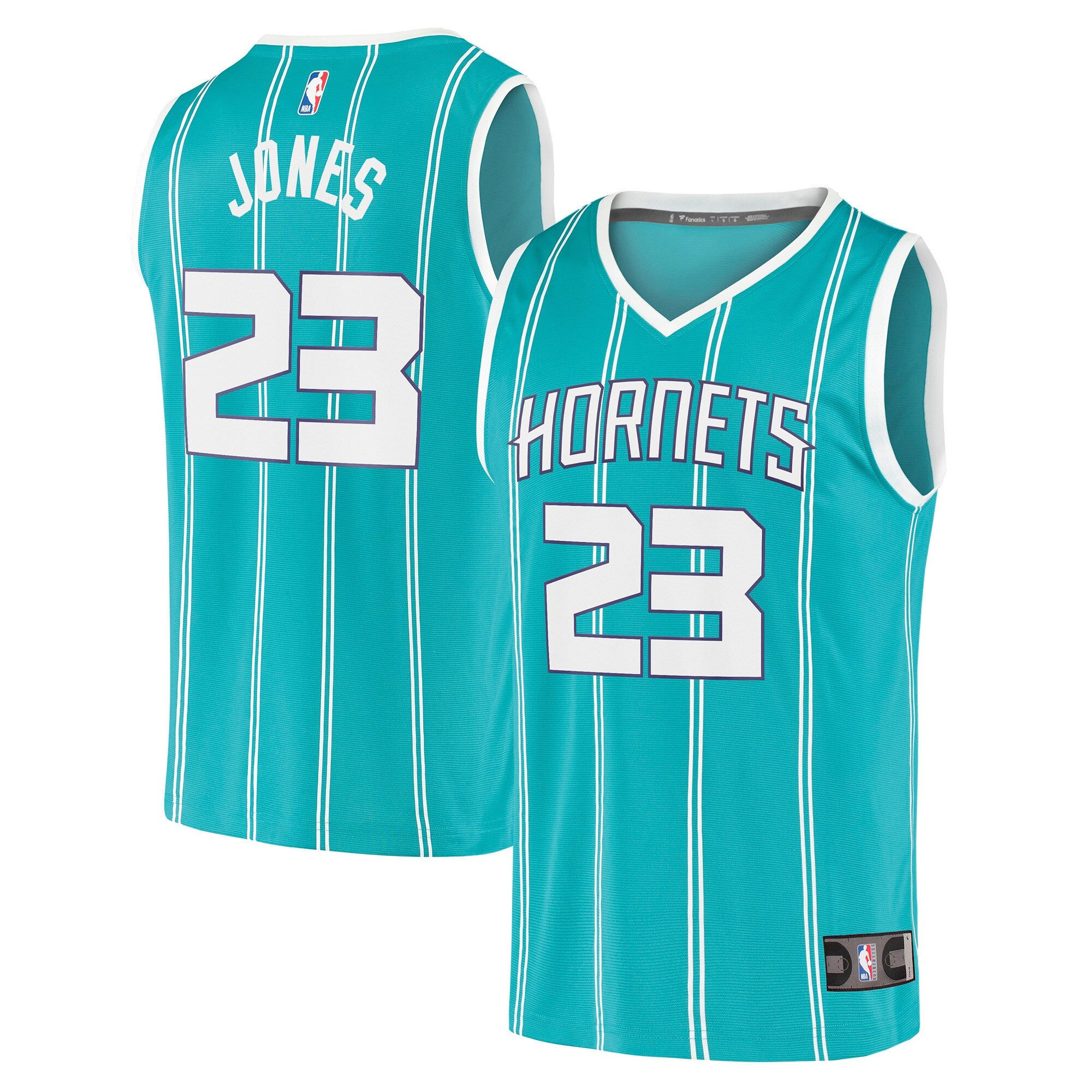 Kai Jones Charlotte Hornets Fanatics Branded 2021/22 Fast Break Replica Jersey - Icon Edition - Teal