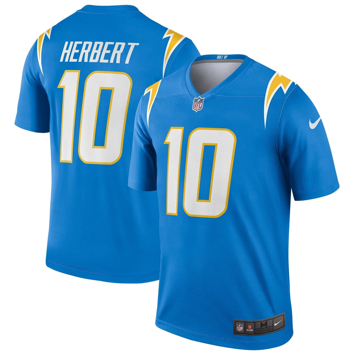 Men s Nike Justin Herbert Powder Blue Los Angeles Chargers Legend Jersey