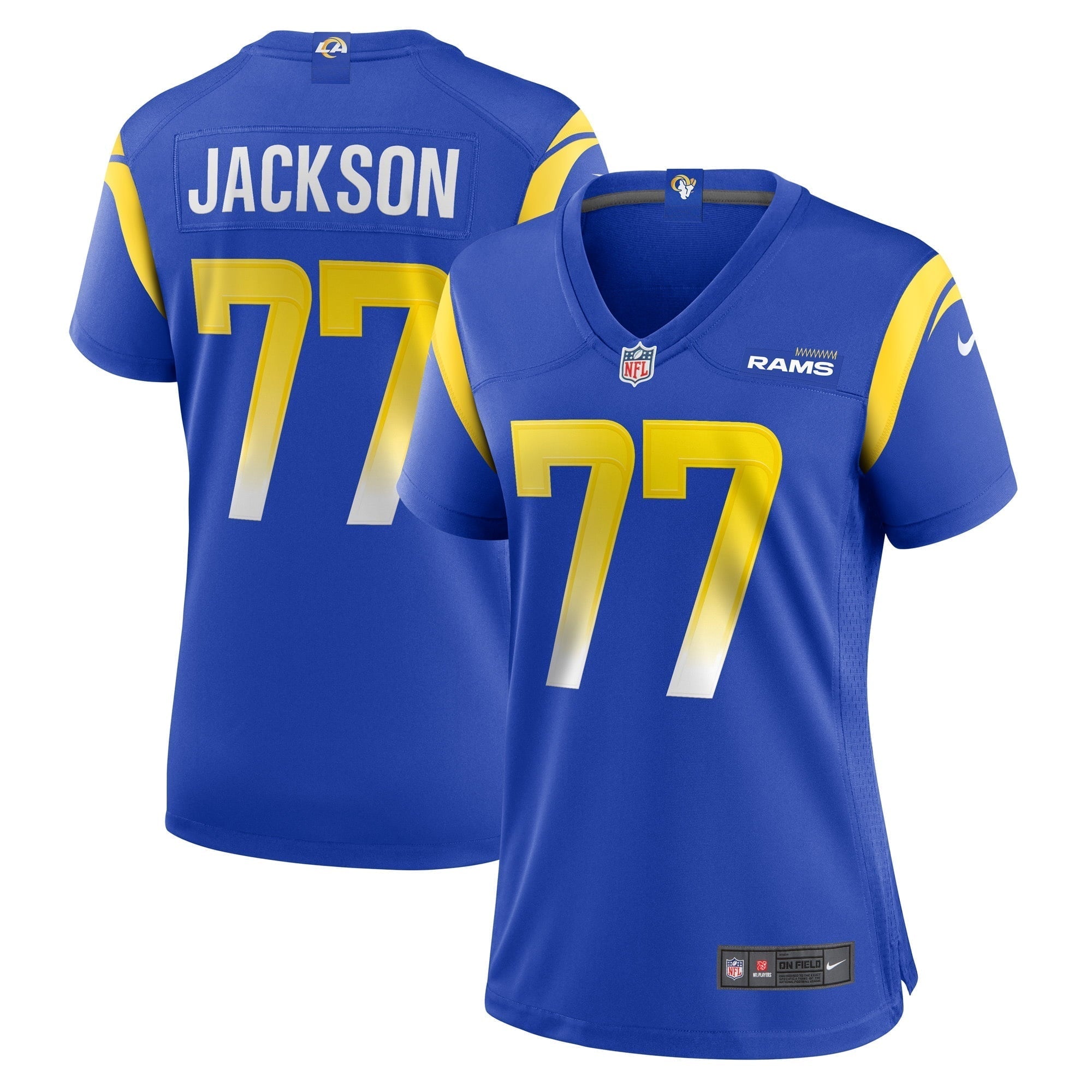 Women s Nike AJ Jackson Royal Los Angeles Rams Game Player Jersey