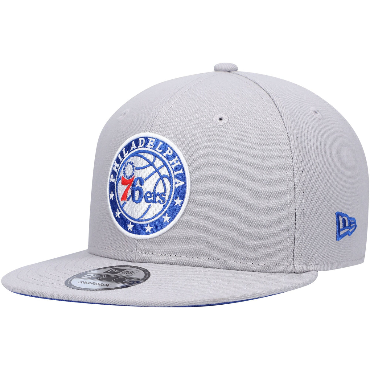 Philadelphia 76ers New Era 9FIFTY Snapback Hat - Gray