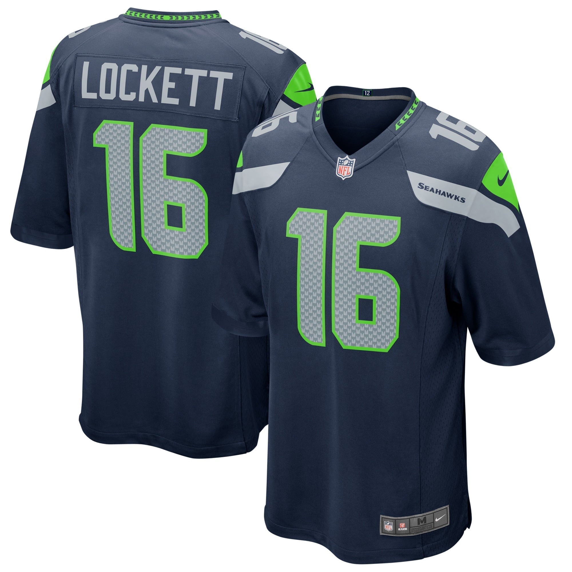 Men s Nike Tyler Lockett College Navy Seattle Seahawks Game Jersey