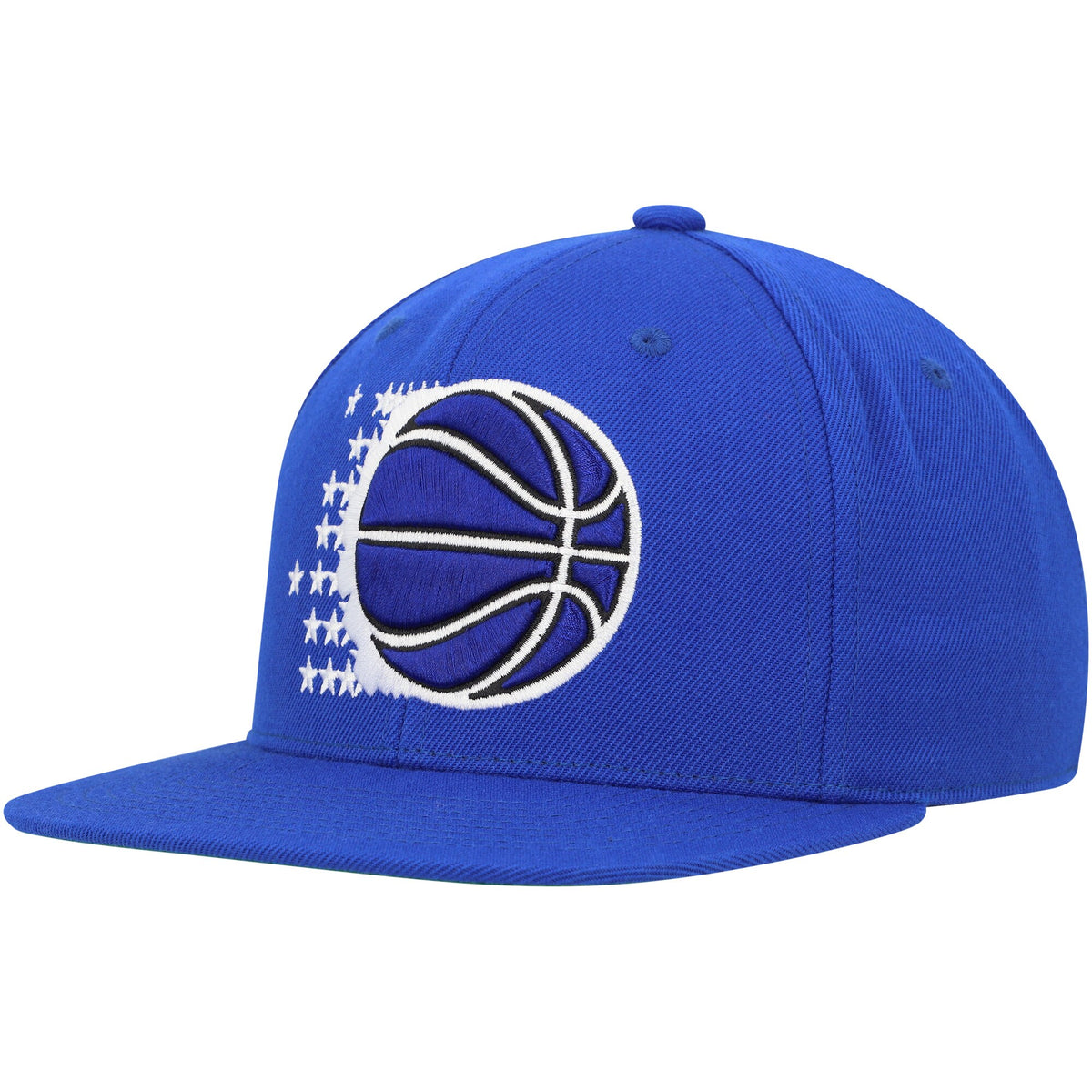 Orlando Magic Mitchell & Ness Hardwood Classics MVP Team Ground 2.0 Fitted Hat - Blue