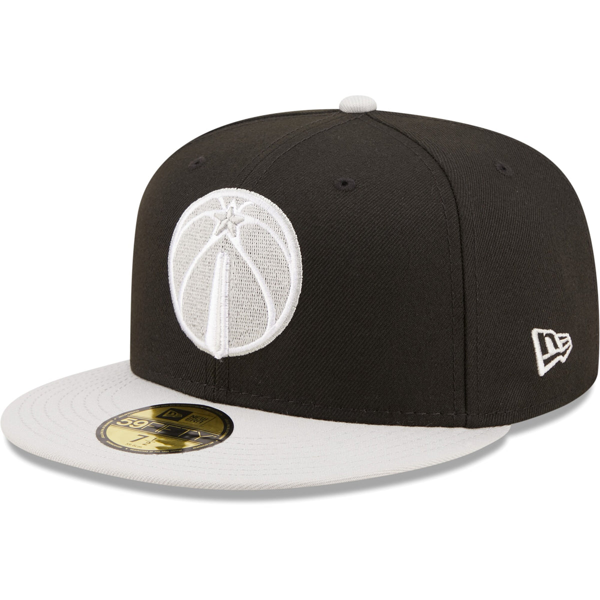 Washington Wizards New Era Two-Tone Color Pack 59FIFTY Fitted Hat - Black/Gray