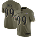 Odafe Oweh Baltimore Ravens Nike 2022 Salute To Service Limited Jersey   Olive