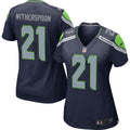 Women s Seattle Seahawks Devon Witherspoon Game Jersey Navy