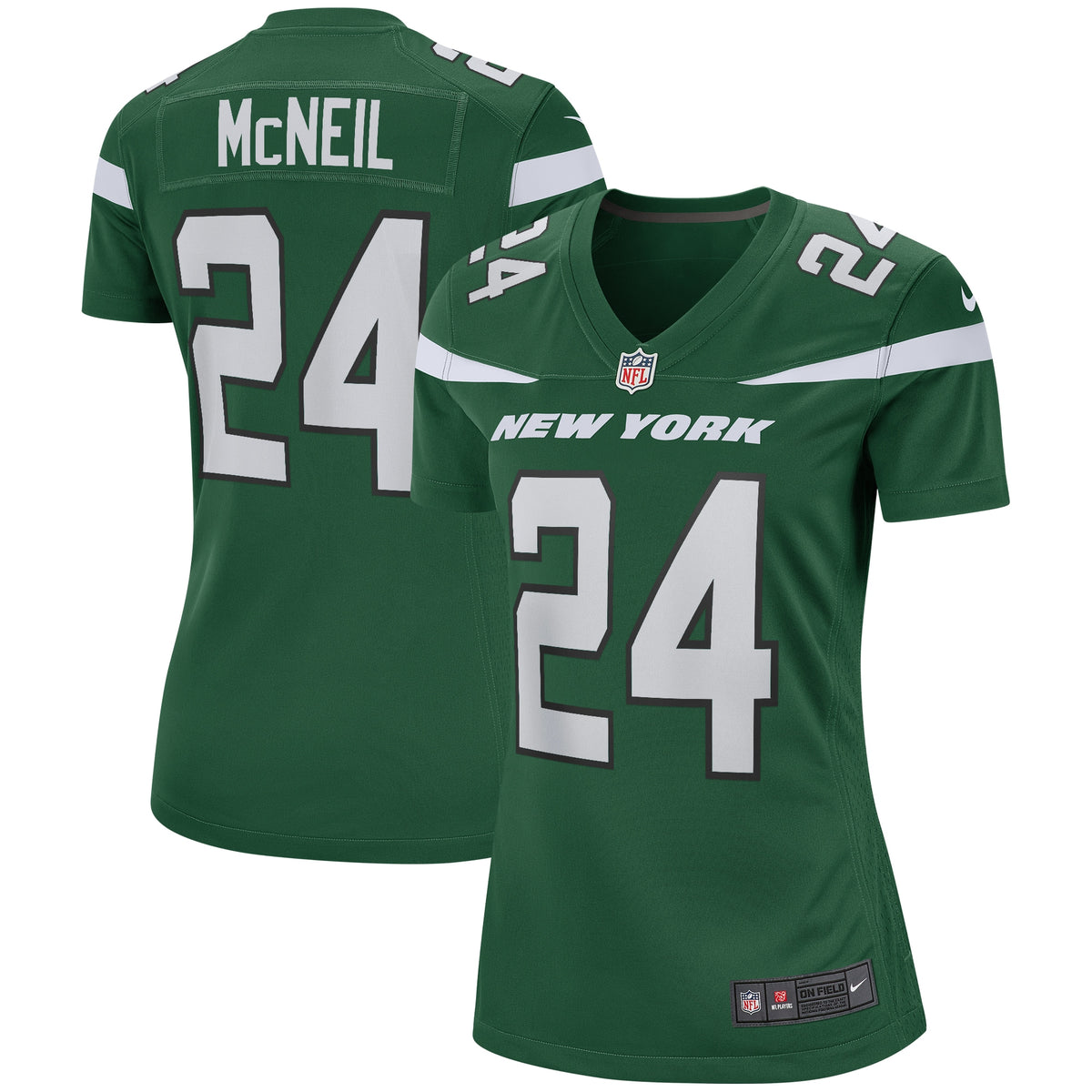 Freeman McNeil New York Jets Nike Women s Game Retired Player Jersey   Gotham Green
