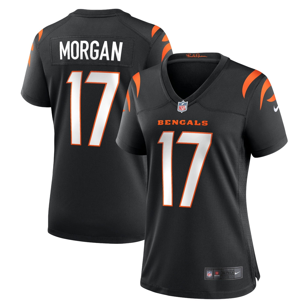 Women s Nike Stanley Morgan Black Cincinnati Bengals Player Game Jersey