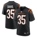 Men s Nike Jalen Davis Black Cincinnati Bengals Game Player Jersey