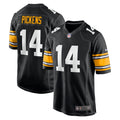 Men s Nike George Pickens Black Pittsburgh Steelers Alternate Game Player Jersey