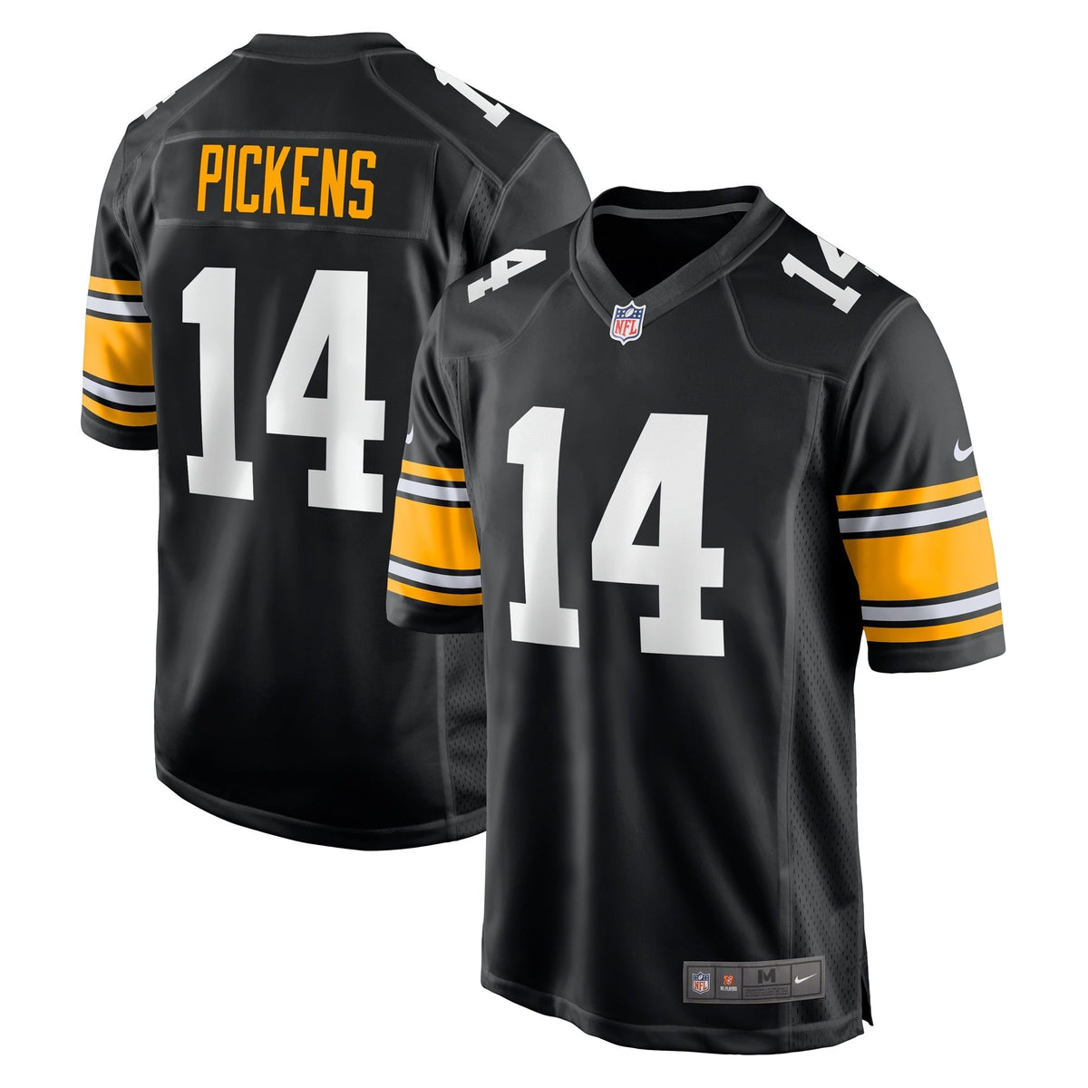 Men s Nike George Pickens Black Pittsburgh Steelers Alternate Game Player Jersey