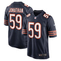 Men s Nike Kingsley Jonathan Navy Chicago Bears Game Player Jersey
