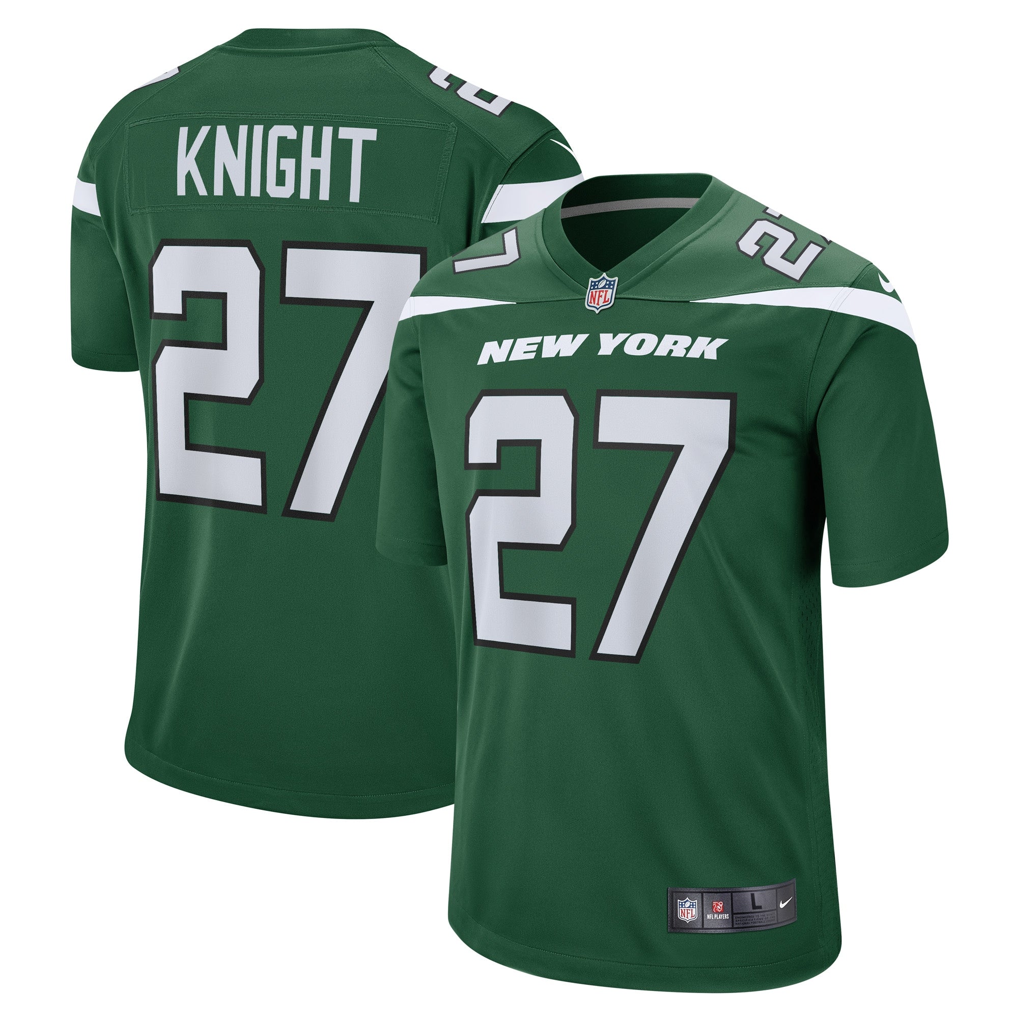 Zonovan Knight New York Jets Nike Women s Game Player Jersey   Gotham Green
