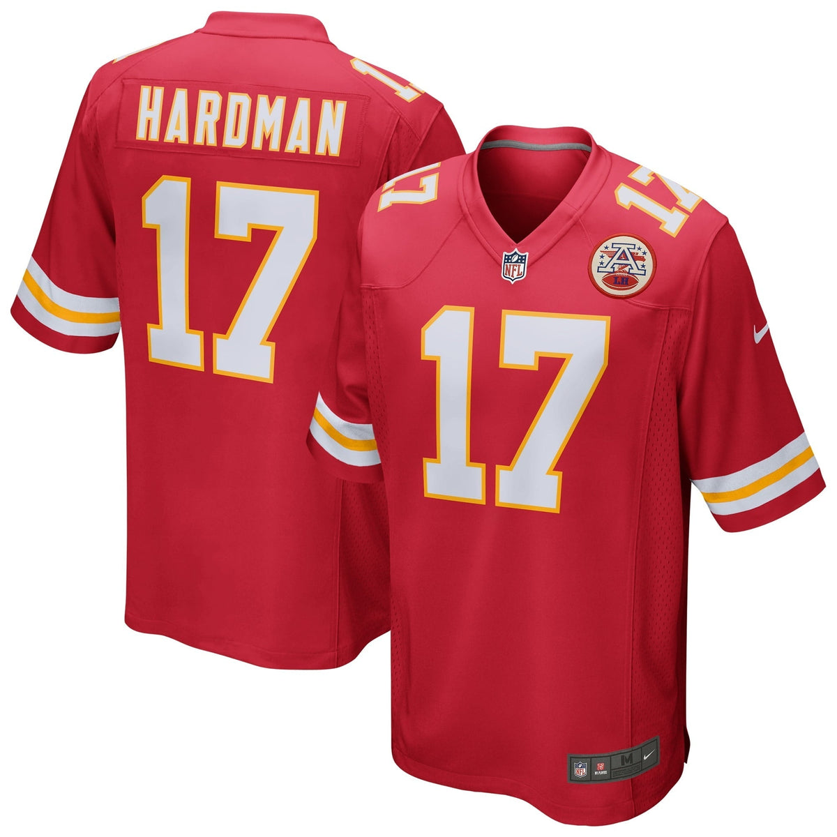 Men s Nike Mecole Hardman Red Kansas City Chiefs Game Jersey