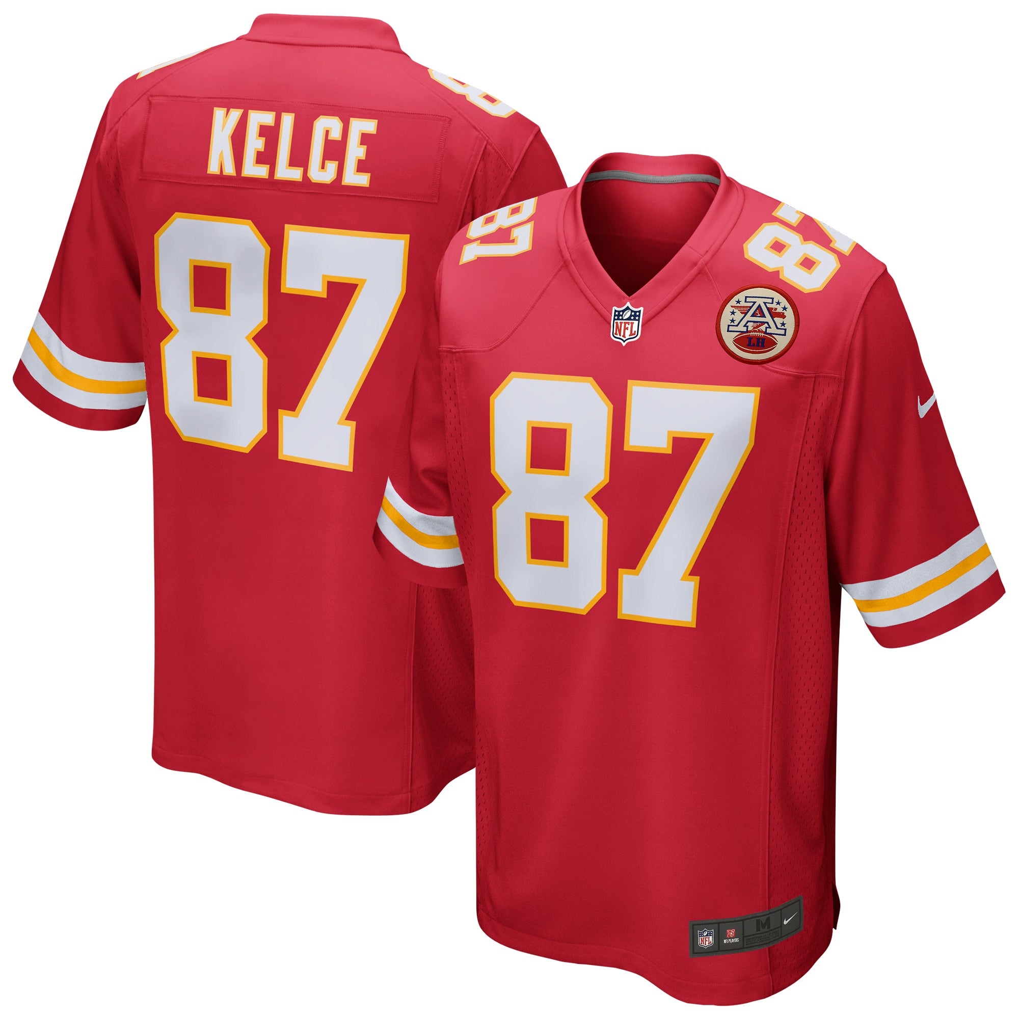 Travis Kelce Kansas City Chiefs Nike Game Jersey   Red