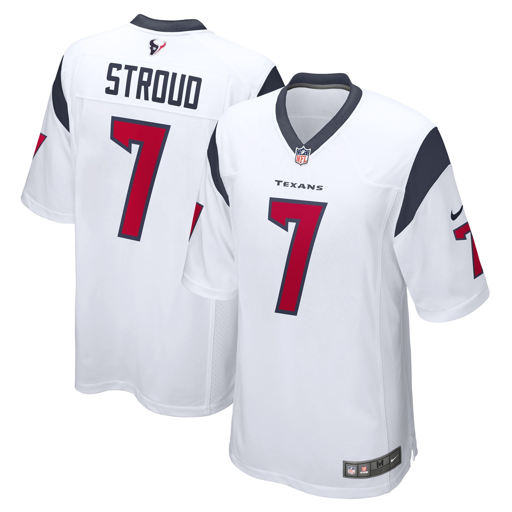 CJ Stroud Houston Texans Nike 2023 NFL Draft First Round Pick Game Jersey   White