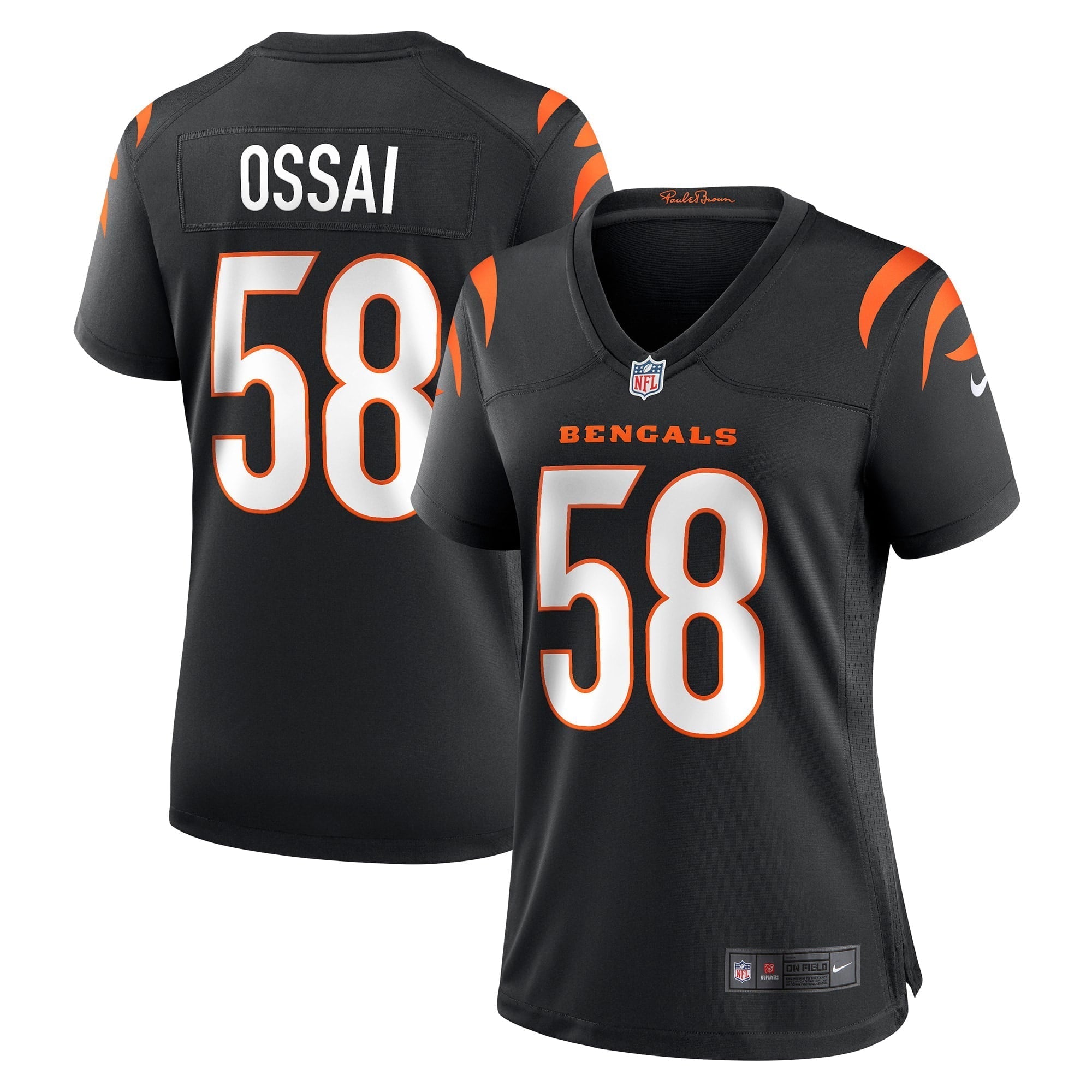 Women s Nike Joseph Ossai Black Cincinnati Bengals Game Jersey