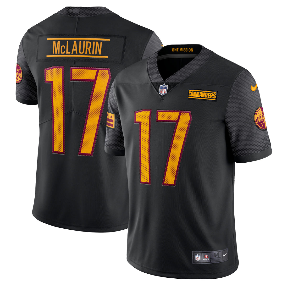 Terry McLaurin Washington Commanders Nike Alternate Vapor Limited Jersey   Black