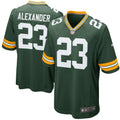 Men s Nike Jaire Alexander Green Green Bay Packers Game Player Jersey