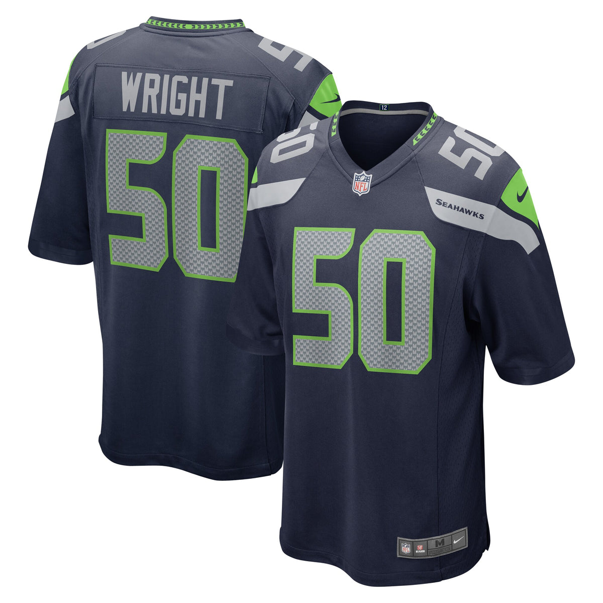 K.J. Wright Seattle Seahawks Nike Game Jersey College Navy